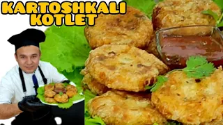 ГУШТСИЗ КОТЛЕТЫ/ KARTOSHKALI KOTLET TOYYORLASH