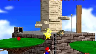 SM64 - All coins in Whomp's Fortress but Mario gets 5% faster every time he collects a coin (TAS)