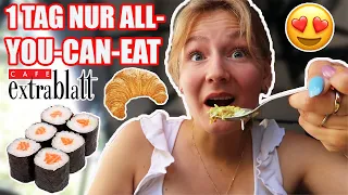 1 Tag nur ALL YOU CAN EAT essen🥐🤯(verhungert bin ich nicht haha)