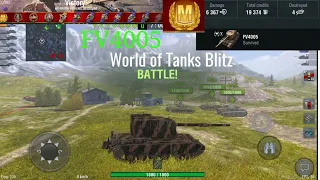 FV4005 World of Tanks Blitz 6367 Damage 4 kills +Mastery Badge