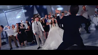 Динамичный танец на свадьбе Ведущий заводит толпу. wedding dinamic dance