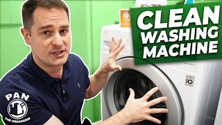 HOW TO CLEAN YOUR WASHING MACHINE!  (Quick & Easy!)