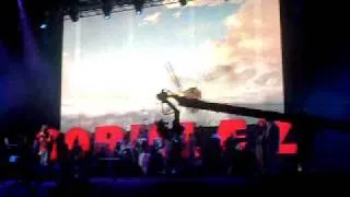 Gorillaz, Feel good Inc, Glastonbury 2010, UK