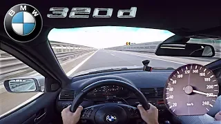 2003 BMW E46 320D POV TOP SPEED ACCELERATION Test Drive 🚘