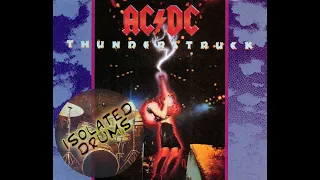 AC DC 'Thunderstruck' ISOLATED DRUMS