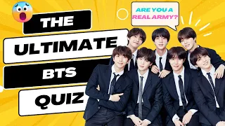 BTS QUIZ | 50 QUESTIONS | Only A Real Army Can Answer This