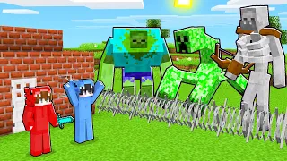 Casa Segura 100% PROTEGIDA vs MUTANTES en Minecraft!