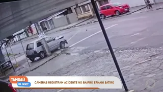 Tambaú da Gente - Câmeras registram acidente no bairro Ernani Sátiro