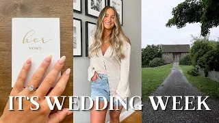 IT'S WEDDING WEEK!!!!!! writing my vows, going to our venue, getting my wedding nails done! :)