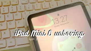 (not really) aesthetic iPad Mini 6 unboxing | apple pencil gen 2 + accessories | Indonesia