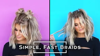 Cute, Simple Hair Braids That You Can Do At Home! | @Hairby_chrissy