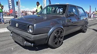 1000HP Volkswagen GOLF 2 VR6 Turbo AWD 0-309 KM/H