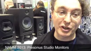 NAMM 2013: Presonus Launch Studio Monitors