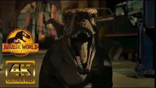 Jurassic world dominion (2022) Atrociraptor chase scene part 1 - 4K UHD