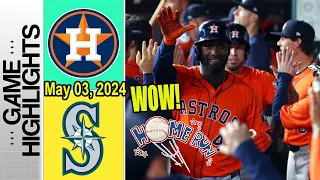 Astros vs Mariners (05/03/2024) Highlights - Jeremy Peña's RBI grounds out. Yordan Alvarez Home run.