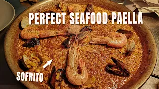 Authentic Spanish Seafood Paella Recipe | Simple Paella at Home | Chef James