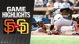 Giants vs. Padres Game Highlights (3/31/24) | MLB Highlights