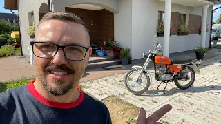 Mój pierwszy motocykl WSK 125 Kos - Jest z mojego rocznika 😀