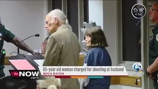 85-year-old woman charged for shooting at husband
