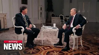 Putin says Russia and Ukraine will come to terms in Tucker Carlson interview