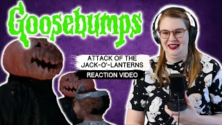 GOOSEBUMPS - ATTACK OF THE JACK-O'-LANTERNS (1995) REACTION VIDEO AND REVIEW FIRST TIME WATCHING!