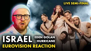 REACTION TO ISRAEL 🇮🇱 Eden Golan – Hurricane | WINNER? Eurovision 2024 Second Semi-Final