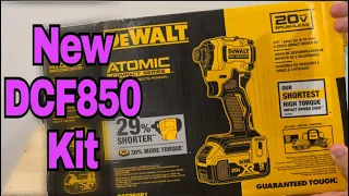 New Dewalt DCF850 Impact Driver Kit - Unboxing