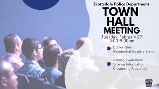 Scottsdale Police Department Town Hall Meeting