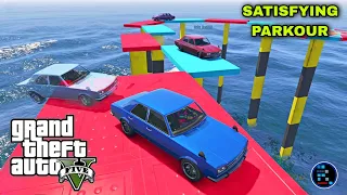 [Hindi] GTA V | Satisfying Car Parkour With Funny Gameplay