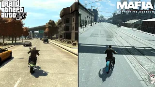 GTA IV Vs. Mafia Definitive Edition Comparison