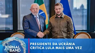 Volodymyr Zelensky volta a criticar Lula | Jornal da Band
