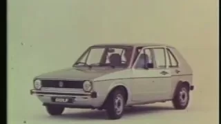 Historischer Werbefilm Volkswagen (VW) Golf I