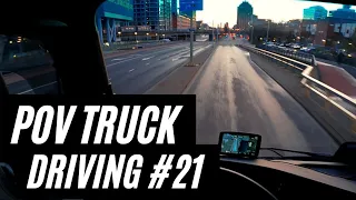 4K POV Truck Driving #21 - Mercedes Actros - Scheveningen, Netherlands 🇳🇱