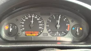 Instrument cluster test, BMW E36