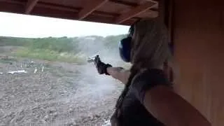 One Handed .500 Smith and Wesson STURGIS Teri LaFaye The Pistol Poet