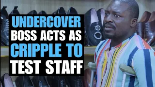 UNDERCOVER BOSS ACTS AS CRIPPLE TO TEST STAFF | Moci Studios