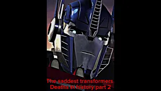 The saddest transformers deaths in history part 2 #tranformers #edit #bayverse #tranformersprime