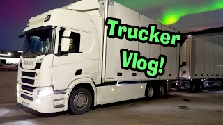 Northern Lights! Trucker Cassie Work Vlog