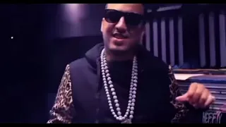 French Montana plays Future a beat in the studio