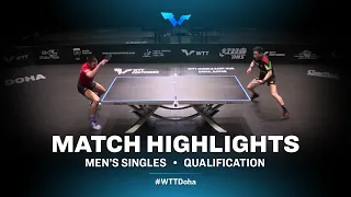 Frane Kojic vs  Joao Monteiro | WTT Contender Doha 2021 | Men's Singles | QUAL Highlights