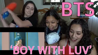 BTS 'BOY WITH LUV' FT. Halsey M/V REACTION | Valerie & Ashley