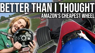 Amazon's Cheapest Sim Racing Wheel Is Better Than I Thought!