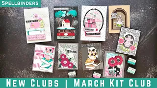 Amazing! March Kit Club Reveal at Spellbinders | #teamspellbinders #neverstopmaking