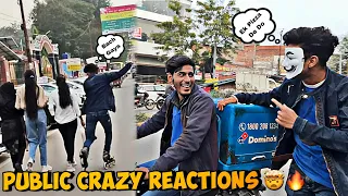 #JHANSI PUBLIC CRAZY REACTIONS 🤯|| LADKI SE TAKRANE SE BACH GAYA 😮‍💨 ||