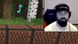 Keemstar tries to play Dollar in the Woods with Minecraft note blocks nicely