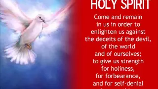 Prayer to the HOLY SPIRIT