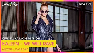 Kaleen - We Will Rave | Austria | Eurovision 2024 Karaoke