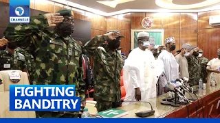 Kidnappings: Security Chiefs Visit Zamfara, Meet Matawalle, Traditional Rulers