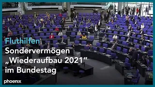 Bundestagsdebatte zur Fluthilfe am 25.08.21