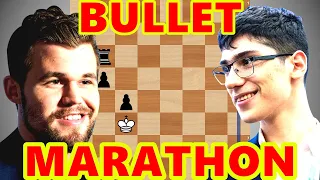 Magnus Carlsen vs Alireza Firouzja | Bullet Marathon